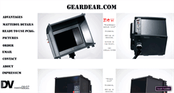 Desktop Screenshot of geardear.com